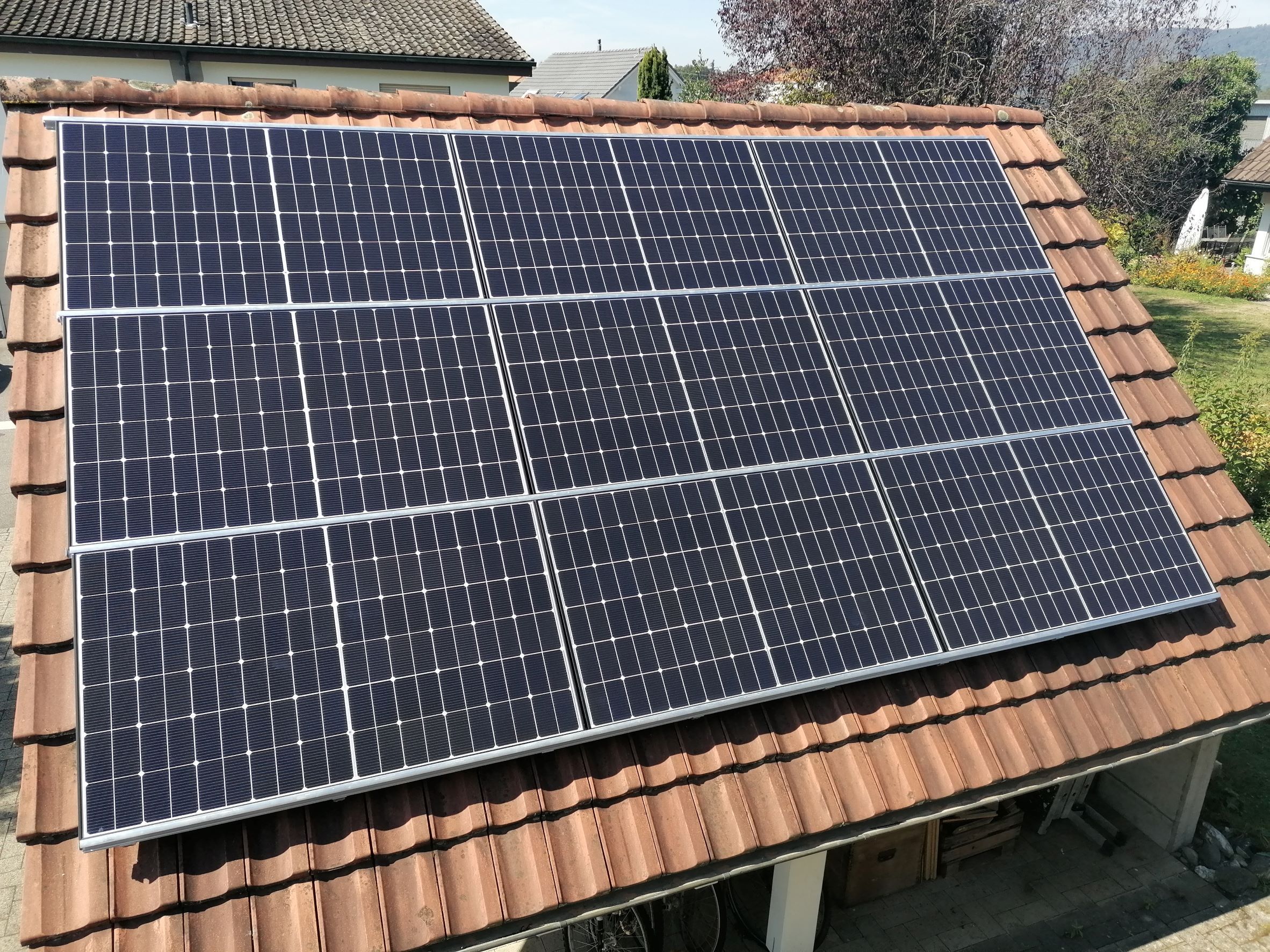 PVA PV-Module Dach Ost